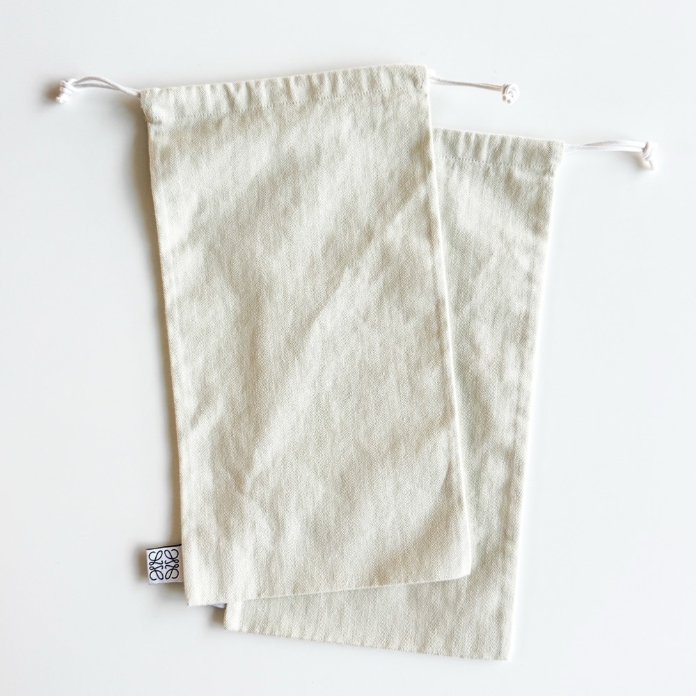 Loewe Cream Drawstring Bags - Picture 2 of 2